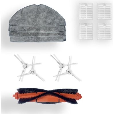 Mobilly Xiaomi E10, E12 kartáče a filtry a mopovací textilie 13 ks – Zbozi.Blesk.cz