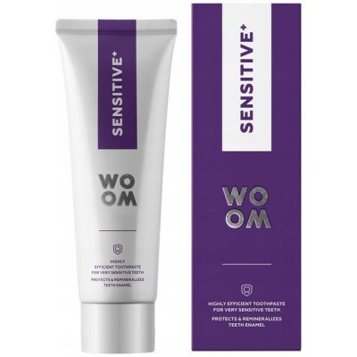 Woom Sensitive+ jemná zubná pasta na citlivé zuby 75 ml – Hledejceny.cz