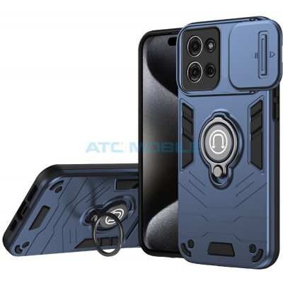 Shield4U Shockproof Camera Sliding Motorola Moto G75 5G modrý – Zboží Živě