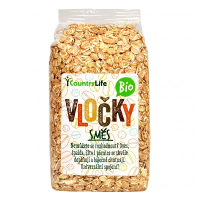 Country Life Směs vloček Bio 300 g – Zboží Mobilmania