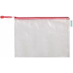 TARIFOLD Obálka se zipem síťovaná A4, PVC - červená – Zboží Živě