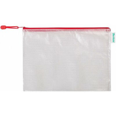 TARIFOLD Obálka se zipem síťovaná A4, PVC - červená – Zboží Živě