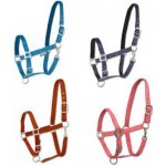 ELT Nylonová ohlávka Satin 2 x podložená 2x stavitelná modrá – Zboží Dáma