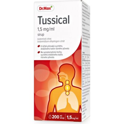 TUSSICAL POR 1,5MG/ML SIR 1X200ML I – Hledejceny.cz