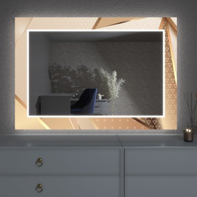 Artalo LED zrcadlo s dekorem D22 50 x 50 cm – Hledejceny.cz