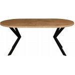 T-TABLE ELA dub artisan černá – Zboží Dáma
