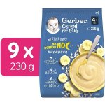 Gerber Cereal mléčná kaše banánová Dobrou noc 9 x 230 g – Zbozi.Blesk.cz