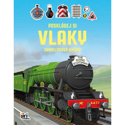 JIRI MODELS Poskládej si vlaky samolepková knížka – Zbozi.Blesk.cz