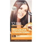 Kativa Brazilian Straightening Kit Sada s keratinem pro narovnání vlasů 225 ml – Zboží Dáma