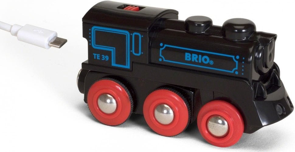 BRIO černá lokomotiva se zdrojem a mini USB 33599 od 603 Kč - Heureka.cz