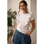 Kojící tričko halenka Milky Waves kr.rukáv White – Hledejceny.cz