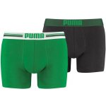 Puma PLACED LOGO BOXER 2P zelené 906519-04 – Zboží Mobilmania