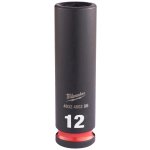 Milwaukee Průmyslové hlavice SHOCKWAVE™ IMPACT DUTY - 12 mm 3/8" impact socket deep - 1 pc – Sleviste.cz