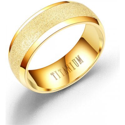 Naky Titanový prsten Baron Gold P0619