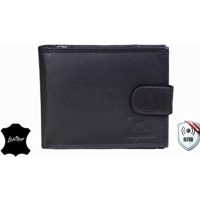 Ridgeback kožená peněženka JBNC 45 MN ČERNÁ s ochranou RFID