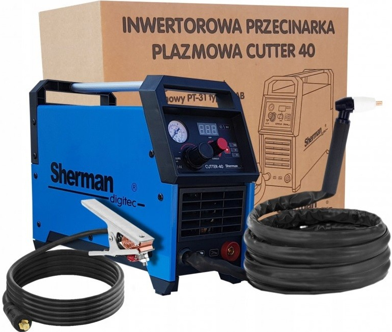 Sherman CUTTER 40 + Zemnící kabel + Plynová hadice