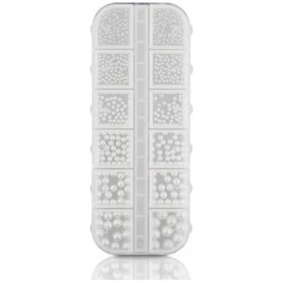 Starnails Perly na nehty White Silver 6 velikostí – Hledejceny.cz