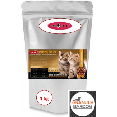 Bardog Super prémiové Kitten 34/22 1 kg