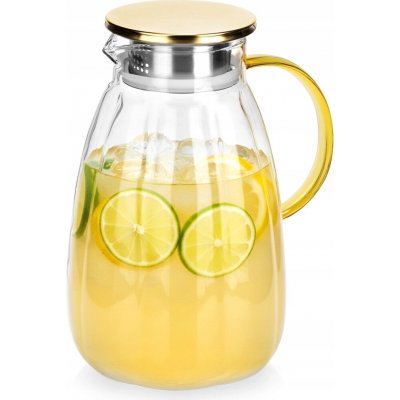 Skleněný džbán s víkem 2,2 l, Vilde, 139814.5900670100275, – Zboží Mobilmania