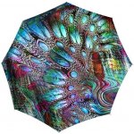 Doppler Fiber Flex AC Pavone dámský holový vystřelovací deštník vícebarevný – Sleviste.cz
