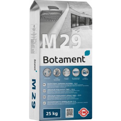 Botament M 29 - speciální podlahový tmel C2 E Balení hmotnost: paleta 42 pytlů = 1050 kg – Zboží Mobilmania