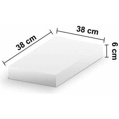HIT OFFICE Krabice na chlebíčky 38 x 38 x 6 cm včetně víka - bílá – Zboží Mobilmania