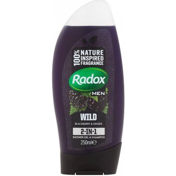 Radox Men Feel Wild Blackberry & Ginger 2v1 sprchový gel 250 ml