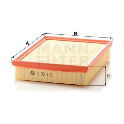 MANN FILTER Vzduchový filtr C 30 171 – Hledejceny.cz