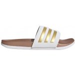 adidas dámské šlapky plážová obuv Adilette Comfort W cloud white/cloud white/matte gold bílá – Hledejceny.cz