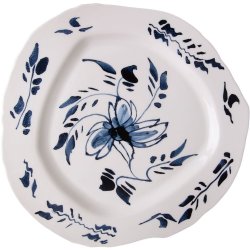 Seletti Jídelní talíř DIESEL CLASSICS ON ACID ENGLISH DELFT 28 cm bílá porcelán