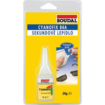 SOUDAL Cyanofix 84A vteřinové lepidlo 20g