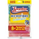 Spontex Microfibre utěrka 30 x 30 cm 8 + 2 ks