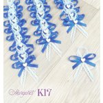 Krajkové svatební vývazky K17 (Royal Blue) – Sleviste.cz