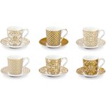 Tescoma myCOFEE Empire bílé porcelánové šálky na espresso s podšálky 6 x 90 ml – Hledejceny.cz