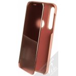 Pouzdro 1Mcz Clear View Moto G8 Plus růžové – Zboží Živě