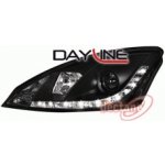 Ford Focus 01-04 Přední světla Devil eyes s LED denním svícením Black II.