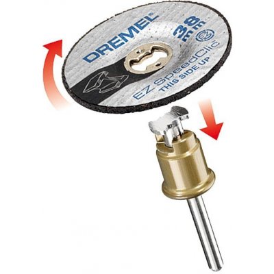 Dremel EZ SpeedClic Brusný kotouč SC 541, ⌀ 38 mm, 2 ks 2615S541JA – Zboží Dáma