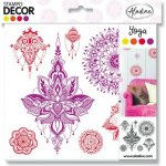 Aladine Gumová razítka Stampo Decor Yoga – Zboží Mobilmania
