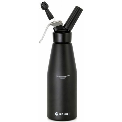 HENDI Šlehačková láhev, Kitchen Line, 0,95L, Černá, – Hledejceny.cz