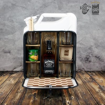 Kanystr bar bílý otevírání padací most – Zboží Dáma