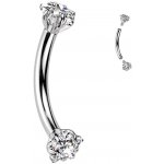 Atreya Titanový banánek s vnitřním závitem hvězdičky stříbrná 1,2 mm 8 mm – Sleviste.cz