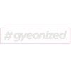 Příslušenství autokosmetiky Gyeon #gyeonized Sticker White 17,9 x 100 mm