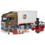 Bruder Logistická Scania UPS s vysokozdvižným vozíkem - 3582 – Zboží Mobilmania