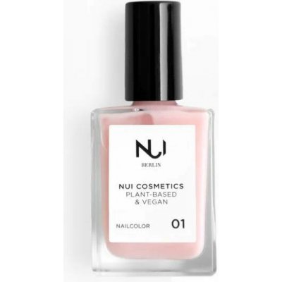 NUI Cosmetics Přírodní lak na nehty 01 ROSÉ 14 ml – Sleviste.cz