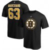 Pánské Tričko Fanatics pánské tričko Brad Marchand #63 Boston Bruins Stack Logo Name & Number