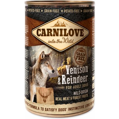 Carnilove Dog Wild Meat Venison & Reindeer 12 x 400 g – Hledejceny.cz