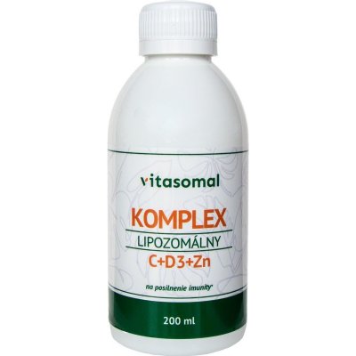 Lipozomální komplex C+D3+Zn Vitasomal 200 ml – Hledejceny.cz