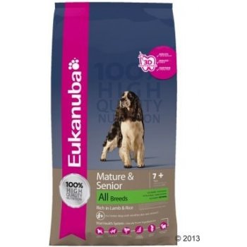 Eukanuba Mature & Senior Lamb 2 x 12 kg