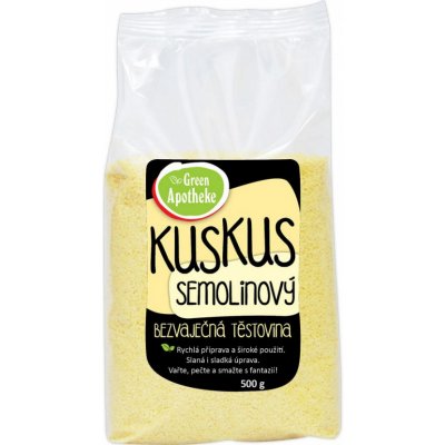 Green apotheke Kuskus medium semolinový 0,5 kg – Zboží Mobilmania