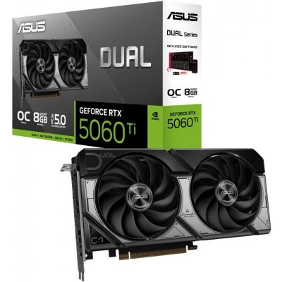 Asus Dual GeForce RTX 5060 Ti OC 8GB GDDR7 90YV0MP2-M0NA00 – Sleviste.cz
